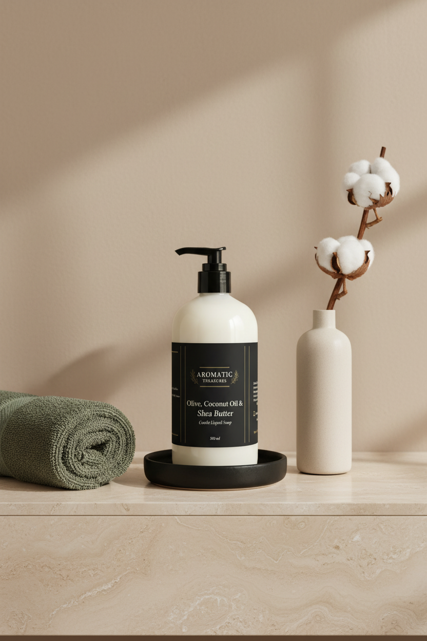 Olive Coconut Shea bathroom no ingredients