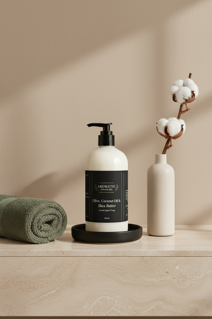 Olive Coconut Shea bathroom no ingredients