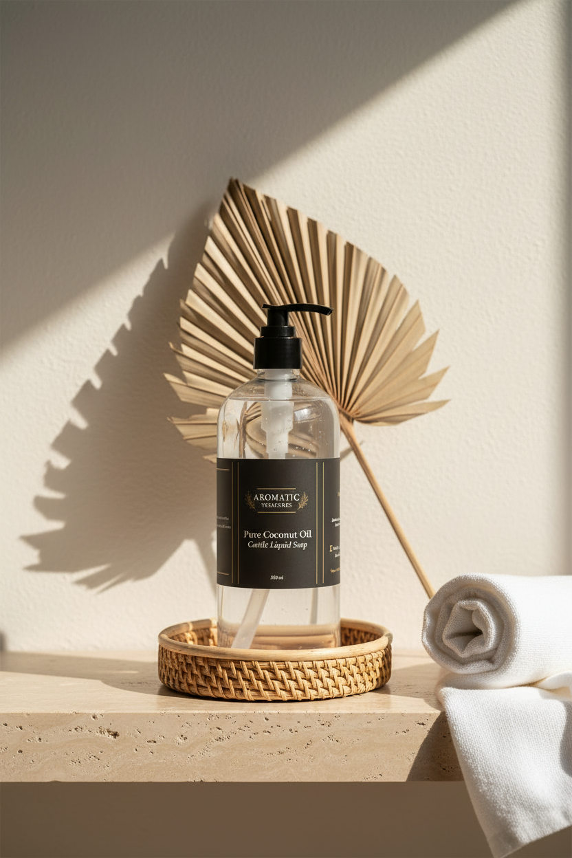 Pure Coconut bathroom fresh props