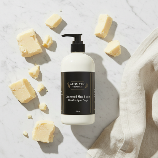 Unscented Shea flat lay no oil